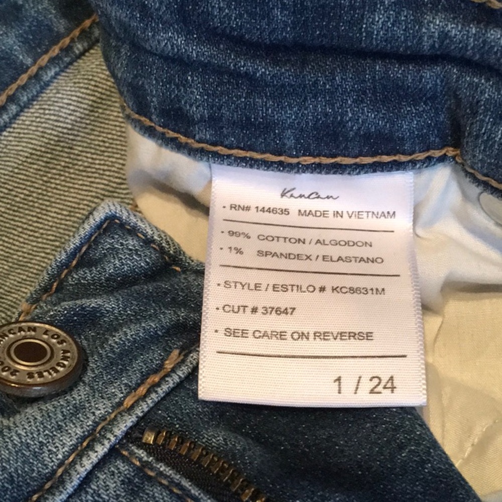 KanCan jeans boyfriend fit Size 1 / 24 - Picture 3 of 5